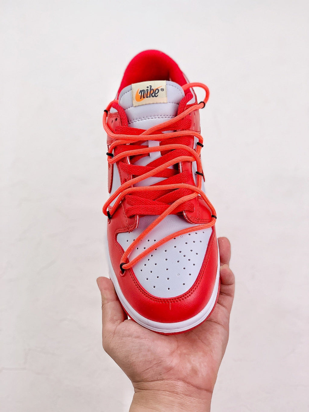 Dunk Low X OW University Red