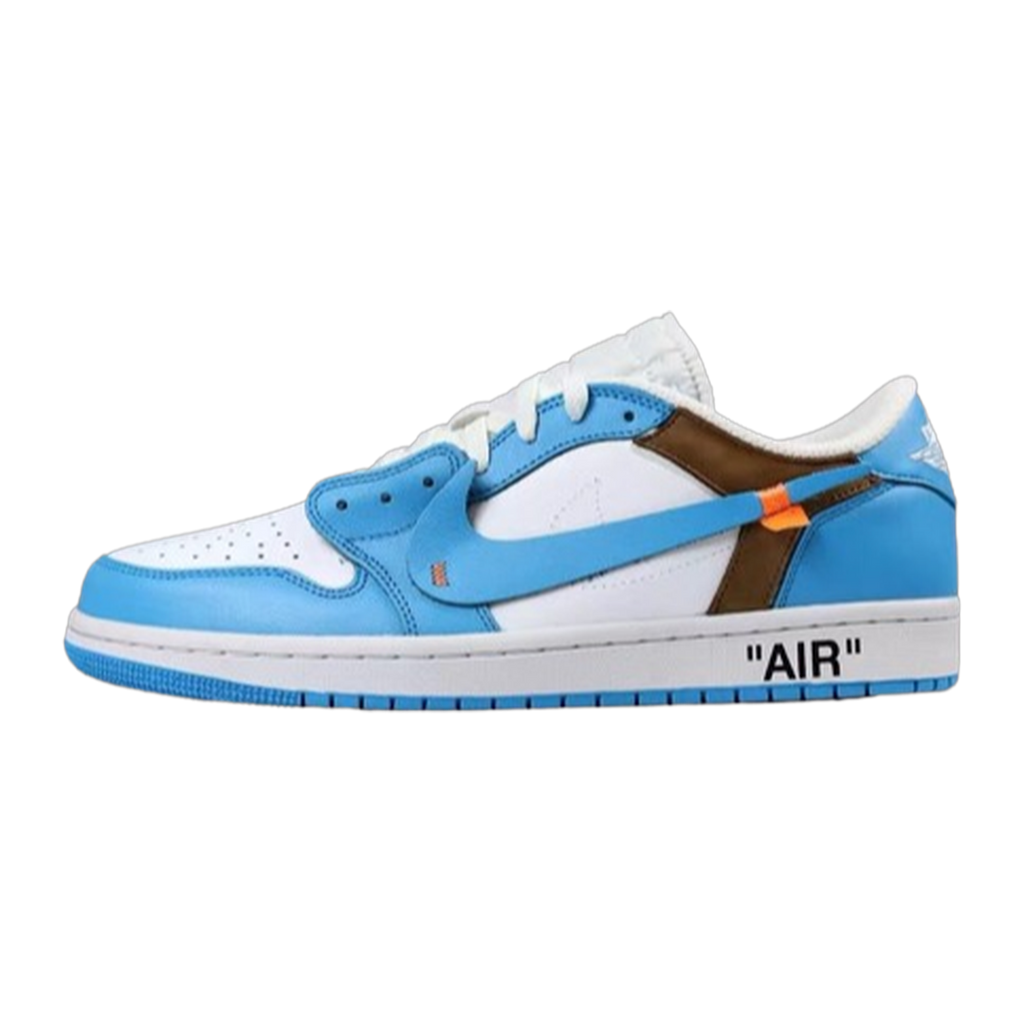 AJ1 Low X OW Customs University Blue